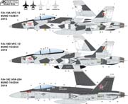 F/A-18A/C/D Aggressor VFC-12 & VFA-204 KINETIC K48088 1/48 U.S